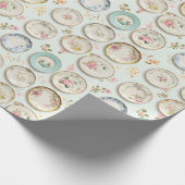 Vintageplatten Geschenkpapier (Ecke)