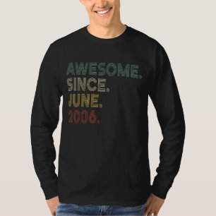 Vintager 16. Geburtstag Phantastisch seit Juni 200 T-Shirt