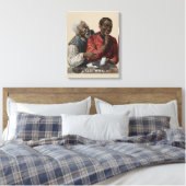 Vintager 1895 Zigarrenamerikaner Leinwanddruck (Insitu (Schlafzimmer))