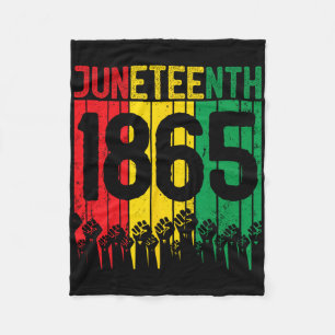 Vintager 18. Juni 1865 Afrikanische Männer Frauen Fleecedecke