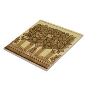 Vintager 1914 Kunsthandwerk und Stilfruchtbaum Fliese (Seite)