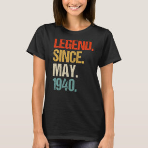 Vintager 1940 83. Geburtstagsretro 83 Jahre alt T-Shirt