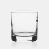 Vintager 1945 80. Geburtstag vollendet Whiskyglas (Rechts)