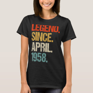 Vintager 1958 65. Geburtstagsretro 65 Jahre alt T-Shirt