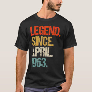 Vintager 1963 60. Geburtstagsretro 60 Jahre alt 1 T-Shirt