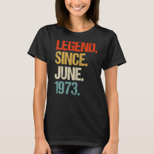 Vintager 1973 50. Geburtstagsretro 50 Jahre alt T-Shirt