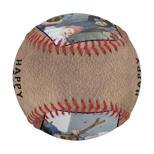 Vintager 1. Vatertag Memento Baseball (Rückseite)