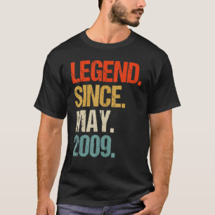 Vintager 2009 14. GeburtstagsRetro 14 Jahre alt T-Shirt