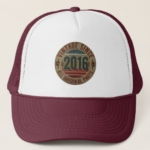 VINTAGER 2016 GEBURTSTAGHAT TRUCKERKAPPE