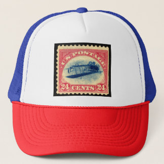 Vintager 24c Inverted Jenny Trucker Hat Truckerkappe