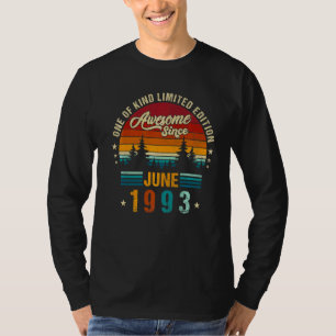 Vintager 29. Geburtstag Phantastisch seit Juni 199 T-Shirt