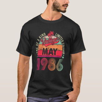 Vintager 36. Geburtstag Phantastisch seit Mai 1986 T-Shirt