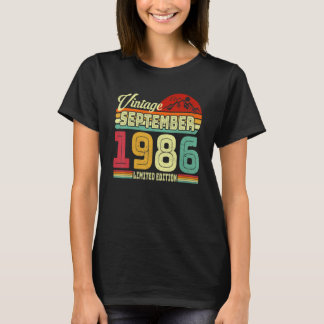 Vintager 36. Geburtstag Phantastisch seit Septembe T-Shirt