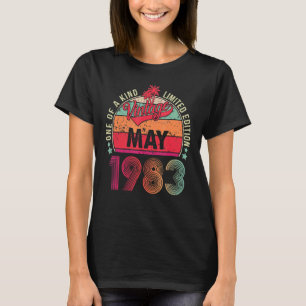 Vintager 39. Geburtstag Phantastisch seit Mai 1983 T-Shirt