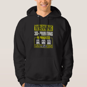 Vintager 3D-Druck für Nerd und Geeks 3D-Druck Hoodie