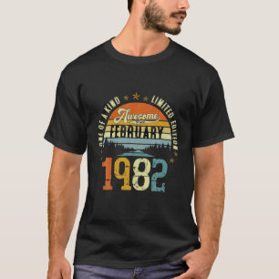 Vintager 40. Geburtstag Phantastisch seit Februar T-Shirt