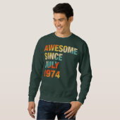 Vintager 48. Geburtstag Phantastisch seit Juli 197 Sweatshirt (Vorne ganz)