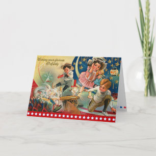 Vintager 4. Juli Card Karte