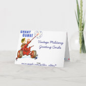 Vintager 4. Juli Card Karte (Rückseite)