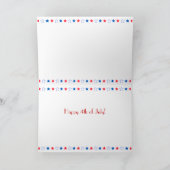 Vintager 4. Juli Card Karte (Innenseite)