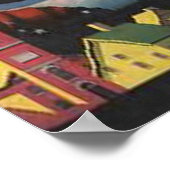 Vintager 4. Juli Poster (Ecke)