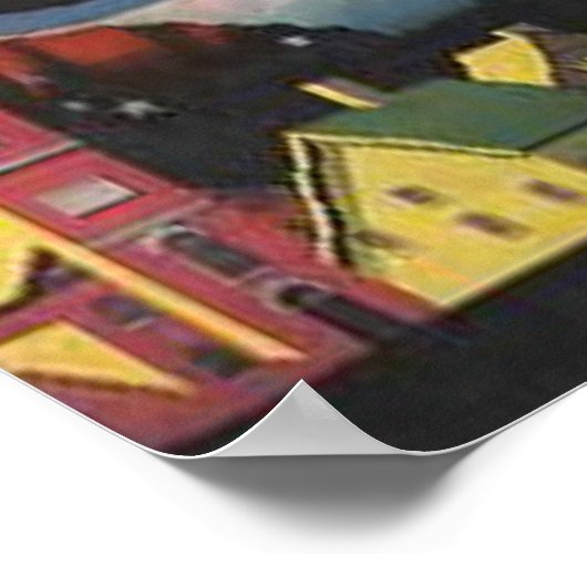 Vintager 4. Juli Poster (Ecke)