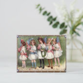 Vintager 4. Juli Postkarte (Stehend Vorderseite)