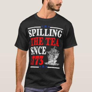 Vintager 4. Juli Teeausbreitung Seit 1773 Jubiläum T-Shirt