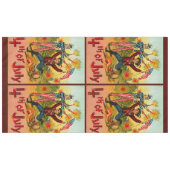 Vintager 4. Juli Tischdecke (Vorderseite (Horizontal))