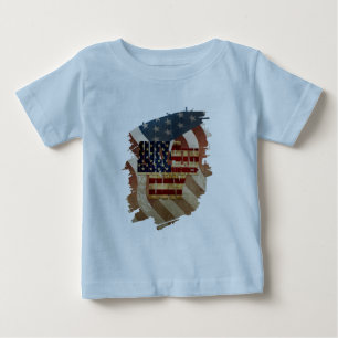 Vintager 4. Juli Unabhängigkeitstag Baby T-shirt