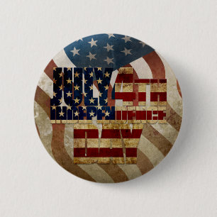 Vintager 4. Juli Unabhängigkeitstag Button