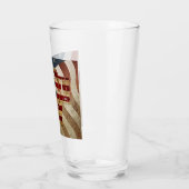 Vintager 4. Juli Unabhängigkeitstag Glas (Links)