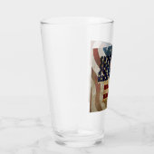 Vintager 4. Juli Unabhängigkeitstag Glas (Rechts)