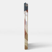 Vintager 4. Juli Unabhängigkeitstag iPhone Hülle (Linke Seite)