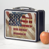 Vintager 4. Juli Unabhängigkeitstag Metall Brotdose (Beispiel)