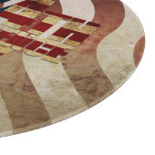 Vintager 4. Juli Unabhängigkeitstag Schneidebrett (Ecke)