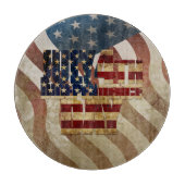 Vintager 4. Juli Unabhängigkeitstag Schneidebrett (Vorderseite)