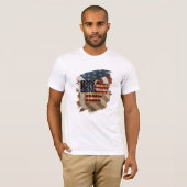 Vintager 4. Juli Unabhängigkeitstag T-Shirt (Vorne ganz)