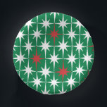 Vintager 50er Retro Christmas Star Pattern Green Pappteller<br><div class="desc">Vintager 50er Retro Weihnachts-Star-Muster Grün Rot Weiß. Modernes atomares Weihnachtsmuster der 50er Jahre und ästhetisches Weihnachtsmuster aus dem 60er. Ein Hingucker in der Raumzeit und in der Mitte des Jahrhunderts-Designs mit einem lustigen 50er-Gefühl. Von Kierkegaard Design Studio.</div>