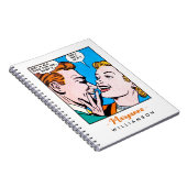 Vintager 50er Romantische Comicen Panel Got einen Notizblock (Rechte Seite)