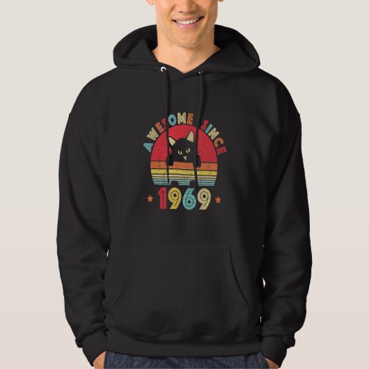Vintager 53. Geburtstag Phantastisch seit 1969 Ret Hoodie (Vorderseite)