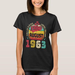 Vintager 59. Geburtstag Phantastisch seit August 1 T-Shirt