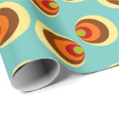 Vintager 60er 70er Pattern Geschenkpapier (Rolleneckpunkt)
