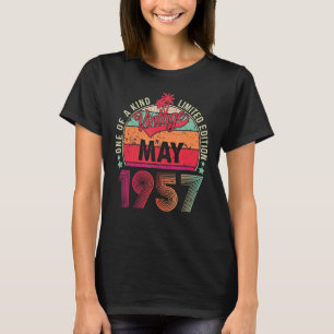 Vintager 65. Geburtstag Phantastisch seit Mai 1957 T-Shirt