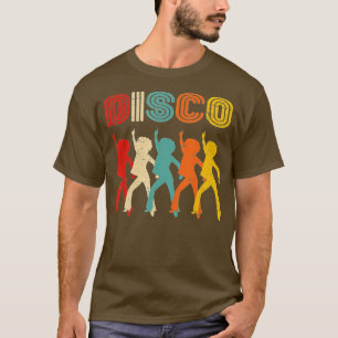 Vintager 70er Disco Themenabend Retro Disco Tanz d T-Shirt