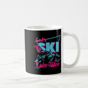 Vintager 80er 90er Skikleidung - Retro Lake Takuch Kaffeetasse