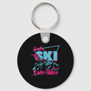Vintager 80er 90er Skikleidung - Retro Lake Takuch Schlüsselanhänger