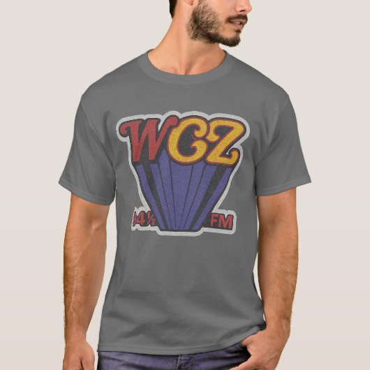 Vintager 80er-Radio WCOZ T-Shirt (Vorderseite)