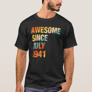 Vintager 81. Geburtstag Phantastisch seit Juli 194 T-Shirt