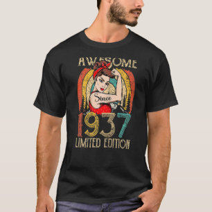 Vintager 85-jähriger Geburtstag für Frauen Best vo T-Shirt
